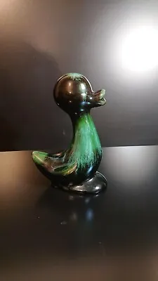 Buy Vintage Blue Mountain Porrery Duck 1970's Good Used Condition Green Glaze  • 7.50£