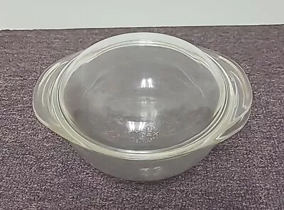 Buy PYREX Clear Handled One Quart BB-23 Ovenware Bowl With Lid 022 Microwaveable • 12.38£