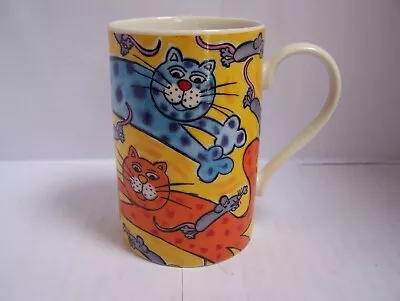Buy Dunoon Stoneware Made In Scotland Crazy Cats Mug Cup By Jane Brookshaw VGC • 8£