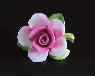 Buy Vintage Pink Flower Brooch, Possibly Bone China By Winton Square • 5.99£