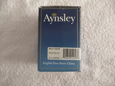 Buy Aynsley Wild Tudor Mayfair Vase Mini English Fine Bone China Boxed • 4.99£