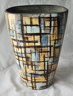 Buy Alexandre Kostanda Vallauris Large Funky Cubist Style Studio Art Pottery Vase • 490£