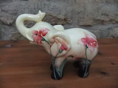 Buy Lovely Old Tupton Ware Elephant (trunk Up)  Tube Lined Floral Decoration • 22£
