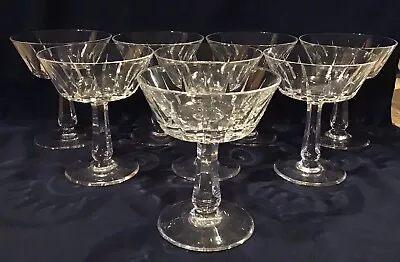 Buy Vintage Bohemian Crystal Champagne Glasses 4 3/8 Tall ~ Gorgeous • 10.43£