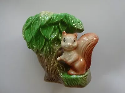 Buy Vintage 1960s Withernsea Eastgate Yorkshire Fauna Pottery Ceramic Squirrel Vase • 9£