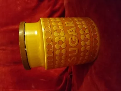 Buy Retro Hornsea Saffron Sugar Container • 4.85£