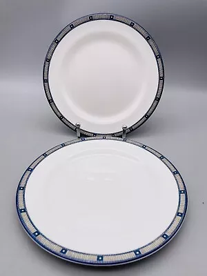 Buy Wedgwood Samurai - Pair Of 7  (18 Cm) Side Plates Narrow Border 80 Available • 14.95£