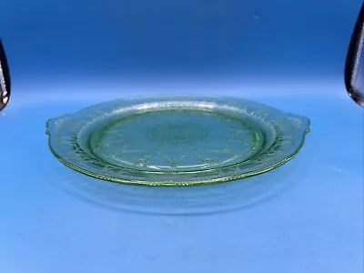 Buy Vintage Anchor Hocking Glass Green 10.5” Platter • 16.95£