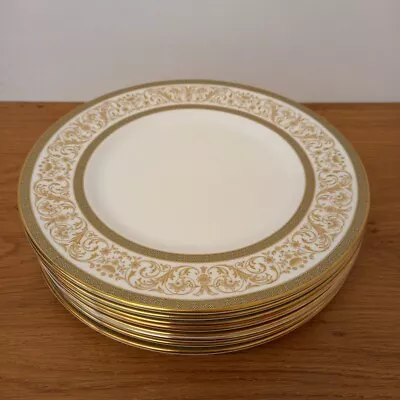 Buy Minton Aragon Bone China Dinner Plate 27 Cm / 10.5 In Set Of 8 • 25£