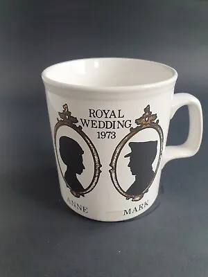 Buy Vintage 1973 Royal Wedding Princess Anne Commemorative Mug • 5£