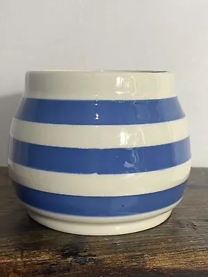 Buy Vintage Cornish Ware Pot. Chef Ware Jar. Blue & White Striped Bowl. 1960s. 3” GC • 12£
