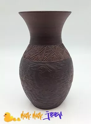 Buy Vintage Kanyehgeh Pottery Six Nations Mohawk Vase Signed Karen Williams • 192.09£