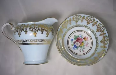 Buy Vintage Aynsley China FLORAL Sugar Bowl And Creamer Jug Set Pattern C945 • 12.99£