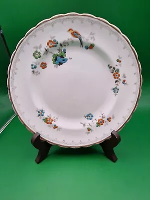 Buy Vintage Art Deco BCM Plant Tuscan Bird Of Paradise Side Bread Tea Plate • 3.50£