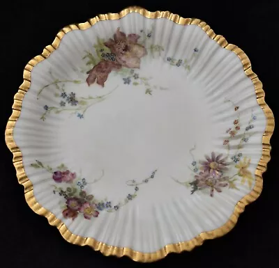 Buy Beautiful Antique Royal Worcester Blush Ivory Plate Shape Number 1416 • 18£