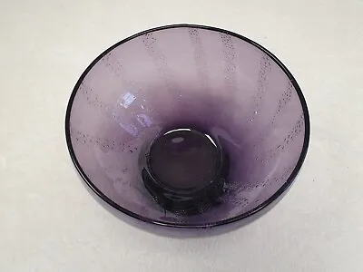 Buy Portmeirion Amethyst Bubble Glass Bowl Collectable • 30£