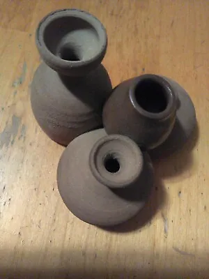 Buy Signed LUTTS Studio Cluster Clay Pottery Vases Attached Pots Mission Style  • 29.18£