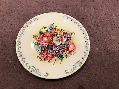 Buy Crown Staffordshire JA Bailey Beautiful Floral Design Fine Bone China Plate 19cm • 9.99£