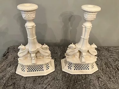 Buy Royal Creamware / Ltd. Edition / Griffin Candlesticks / Mint Condition • 1,280.78£