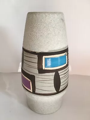 Buy Bay Keramik Vase Bodo Mans West German Pottery 644-17 • 38£