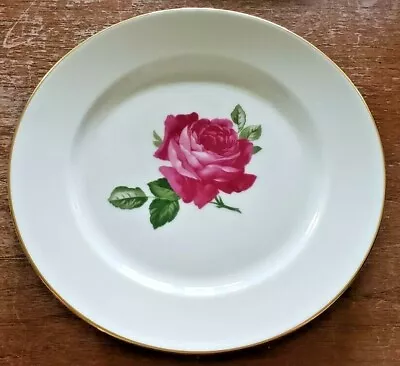 Buy Thomas Rosenthal Luncheon Plate Pattern 3516 White W/ Red Cottage Rose 7 3/4  • 8.53£