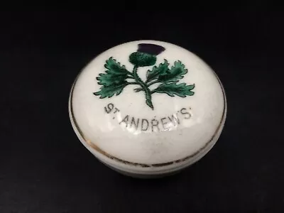Buy Goss Crested China - ST ANDREWS Crest - Salve Pot - Goss. • 6.50£