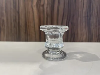 Buy Set Of 6 Clear Glass Candle Holders For Weddings/Home Deco/ Gifts • 9.99£
