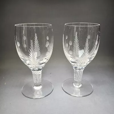 Buy 2x Stuart Crystal Woodchester Liqueur Wine Glasses 5  Tall 120ml • 16.90£