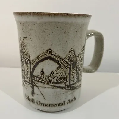 Buy Vintage Dunoon Pottery Stoneware Mug 70s Edzell Castle & Arch Scotland Brown • 10.53£