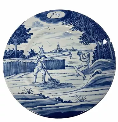 Buy Delft Holland Metropolitan Museum Of Art Months Of The Year Plate-JUNE-1st Ed • 67.36£
