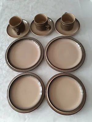 Buy Denby England Sonnet Cups, Saucers And Plates - 10 Piece  Part Set • 50£