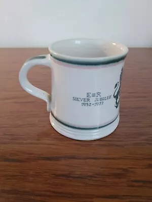 Buy Vintage Cinque Ports Rye Pottery Queens Silver Jubilee Mug • 10£