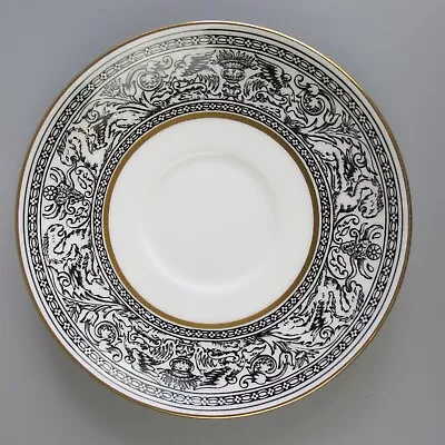 Buy Wedgwood Florentine Saucer Only. Replacement. Black & Gold Bone China. 5.75  • 10.99£