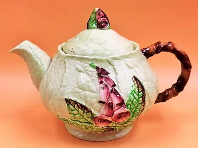Buy Vintage Carlton Ware Pottery Foxglove Design 0.75 Pint Capacity Tea Pot. • 65£