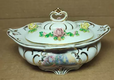 Buy Vintage Victorian Cico Fine China Porcelain Decorative Gold Trim Germany W/Lid • 240.28£