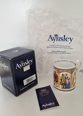 Buy Aynsley Millennium Tankard Mug Brand New In Box English Fine Bone China • 10£