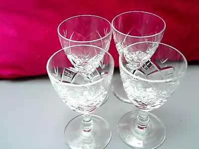 Buy Set Of 4 Matching Edinburgh Crystal Sherry/port Glasses Pattern Ed15 • 8£