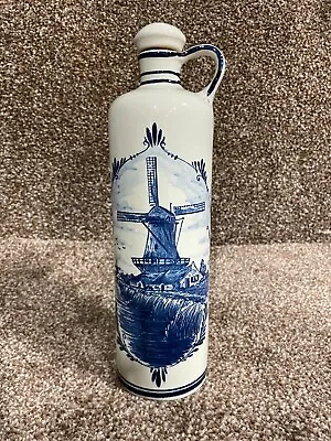 Buy Vintage Empty ! Pottery Bottle Delft Blue Made In Holland Drink • 22.99£