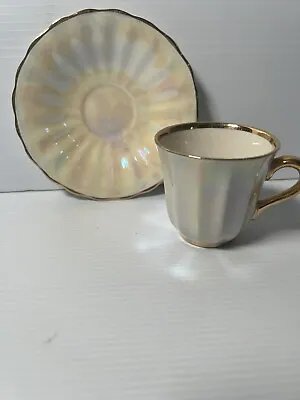 Buy Wade Pottery Lustre Ware Tea Cups And Saucer Vintage • 12.60£