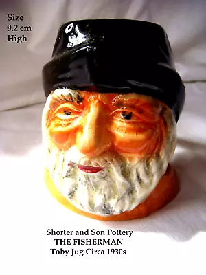 Buy Shorter & Son Pottery THE FISHERMAN Toby Jug Circa 1930s • 4.99£