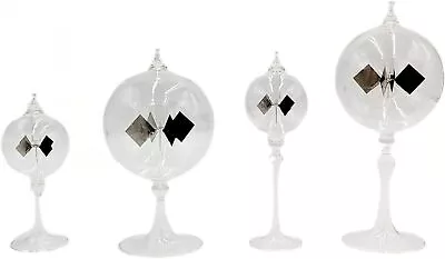 Buy Crookes Radiometer Spinning Vanes Glass Light Mill Educational Ornament Decor • 16.99£