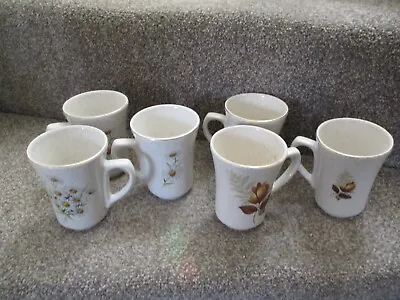 Buy Set Of 6  Vintage Kernewek Pottery Mugs. • 8£