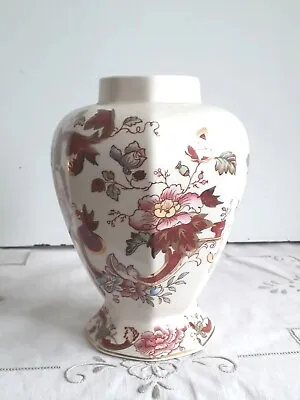 Buy Vintage Masons Ironstone 'Red Mandalay' Tokyo Vase Urn • 24£