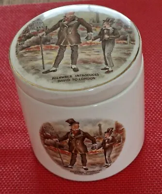 Buy Vintage Sandland Ware Lidded Marmalade Pot Frank Cooper Macawber And David • 7£