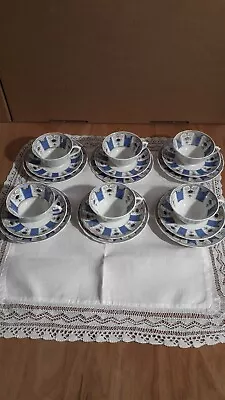 Buy Vintage Tuscan English China  SIX Tea Cups  SIX Saucers  And  SIX Plates • 18£