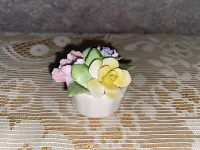 Buy Royal Doulton Fine Bone China Flowers Basket Arrangement Bouquet Porcelain Gift • 25£