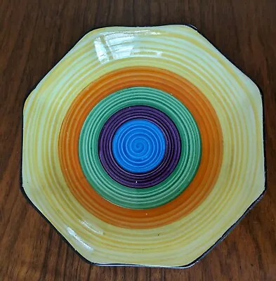 Buy Carlton Ware Multicoloured Striped Art Deco Dish • 20£