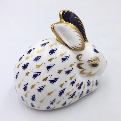 Buy Royal Crown Derby English Bone China Rabbit Paperweight With Gold Stopper • 42£