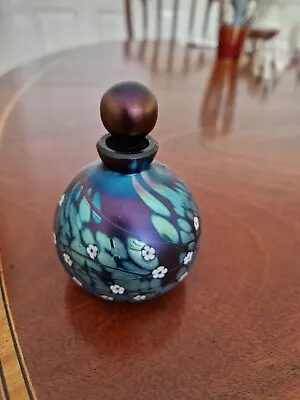 Buy Vintage Isle Of Wight Studio Handmade Glass Perfume Bottle • 30£