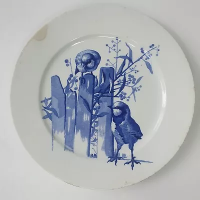 Buy Antique BWM & Co Brown Westhead & Moore Transfer Blue Bird Canova Plate • 30£